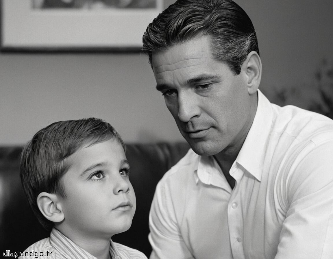 Le drame de la disparition de Mike Brant : une étoile qui s’éteint - Mike Brant et son fils : Analyse d'une photo mythique